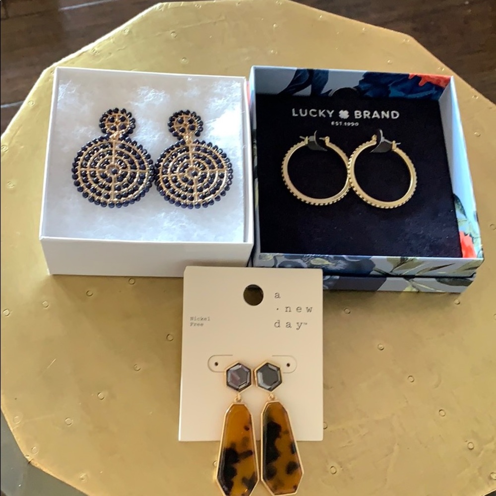 3 Pairs of NEW earrings